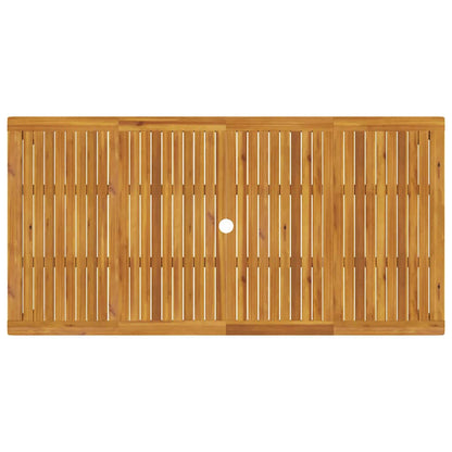 vidaXL Table de salle à manger de jardin 180x90x75 cm bois d'acacia massif