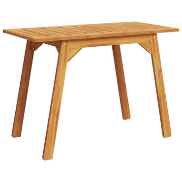 vidaXL Table de salle à manger de jardin 110x56x75 cm Bois d'acacia massif