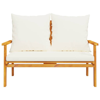 vidaXL Gartensofa-Set mit Kissen Massivholz Akazie