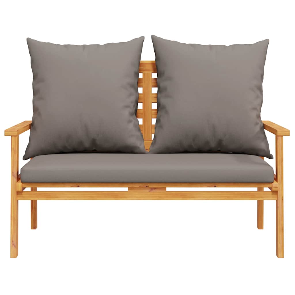 vidaXL Gartensofa-Set mit Kissen Massivholz Akazie