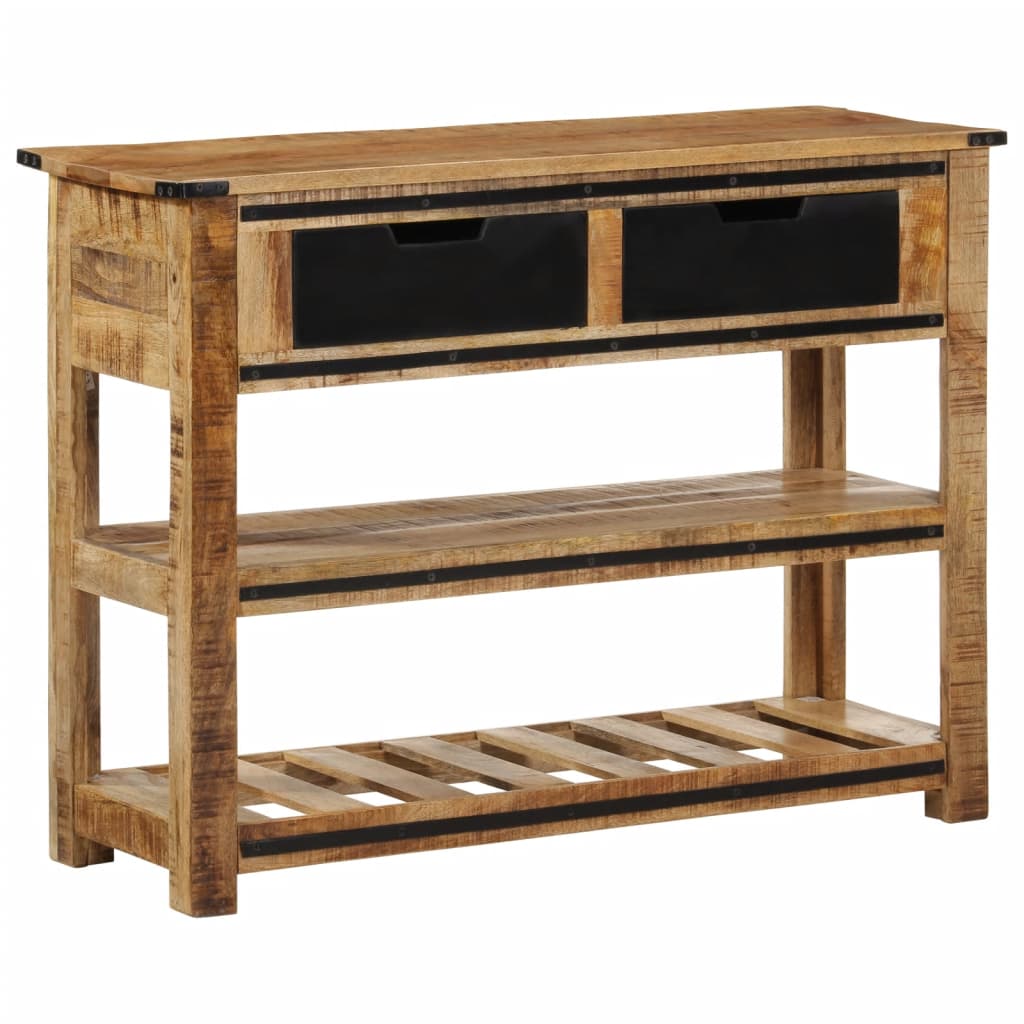 vidaXL Table console 100x35x75 cm Bois de manguier massif