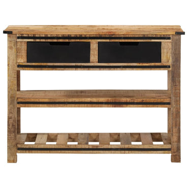 vidaXL Table console 100x35x75 cm Bois de manguier massif