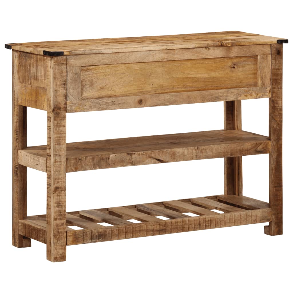 vidaXL Table console 100x35x75 cm Bois de manguier massif