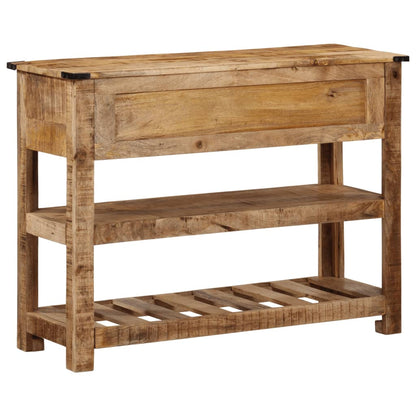 vidaXL Table console 100x35x75 cm Bois de manguier massif