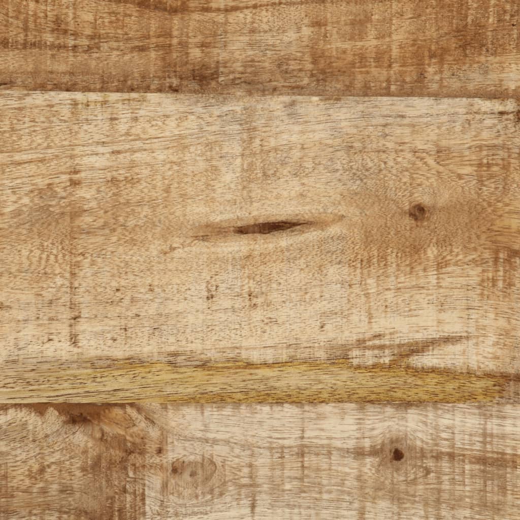 vidaXL Couchtisch 55x55x45 cm Raues Massivholz Mango