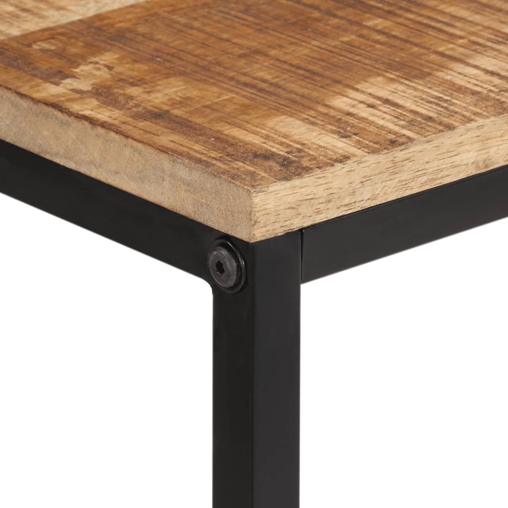 vidaXL Console 100x35x70 cm Bois de manguier massif brut