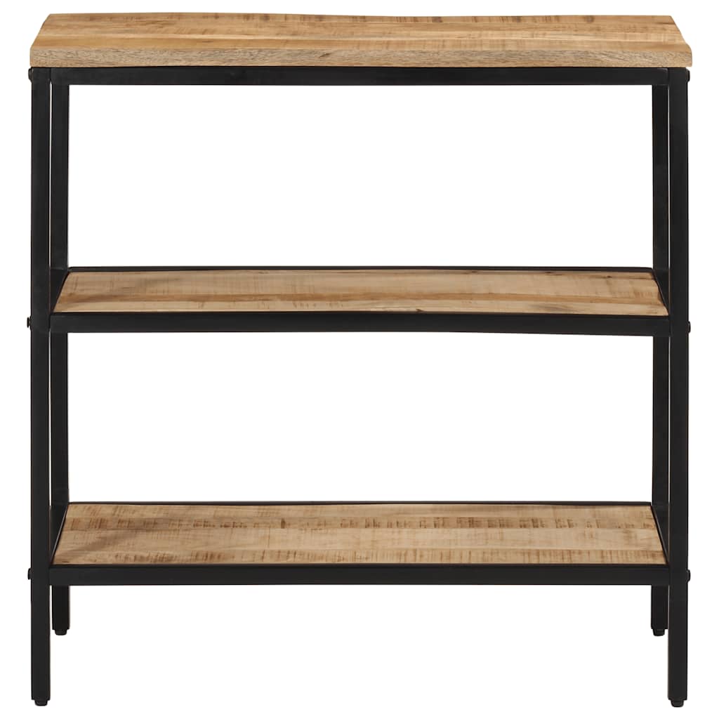 vidaXL Konsolentisch 70x35x70 cm Raues Massivholz Mango