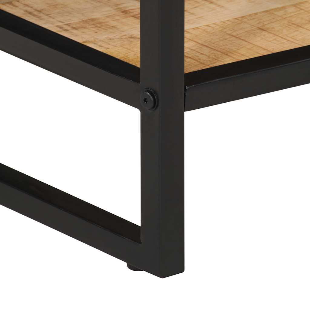 vidaXL Console 70x35x70 cm Bois de manguier massif brut