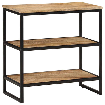 vidaXL Console 70x35x70 cm Bois de manguier massif brut