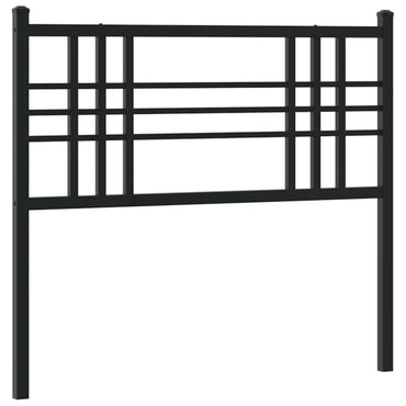 vidaXL Ersatz-Kopfteil Metall Schwarz 100 cm