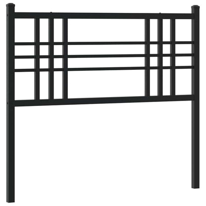 vidaXL Ersatz-Kopfteil Metall Schwarz 100 cm