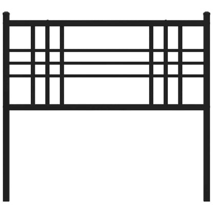 vidaXL Ersatz-Kopfteil Metall Schwarz 100 cm