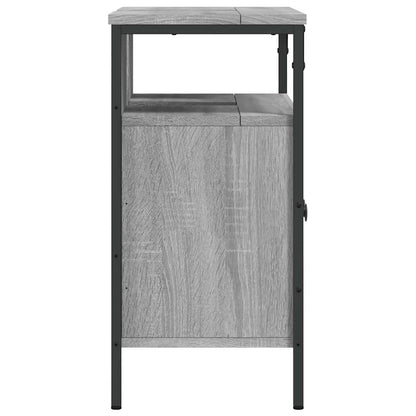 vidaXL Waschbeckenunterschrank Grau Sonoma 60x30x60 cm Holzwerkstoff