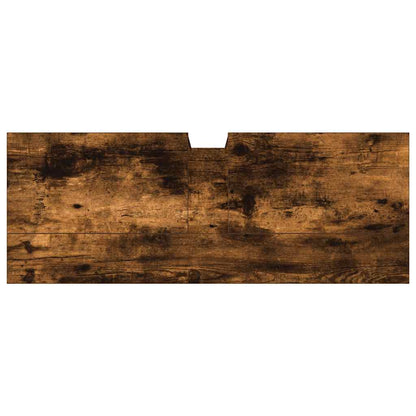 vidaXL Waschbeckenunterschrank Räuchereiche 80x30x60 cm Holzwerkstoff