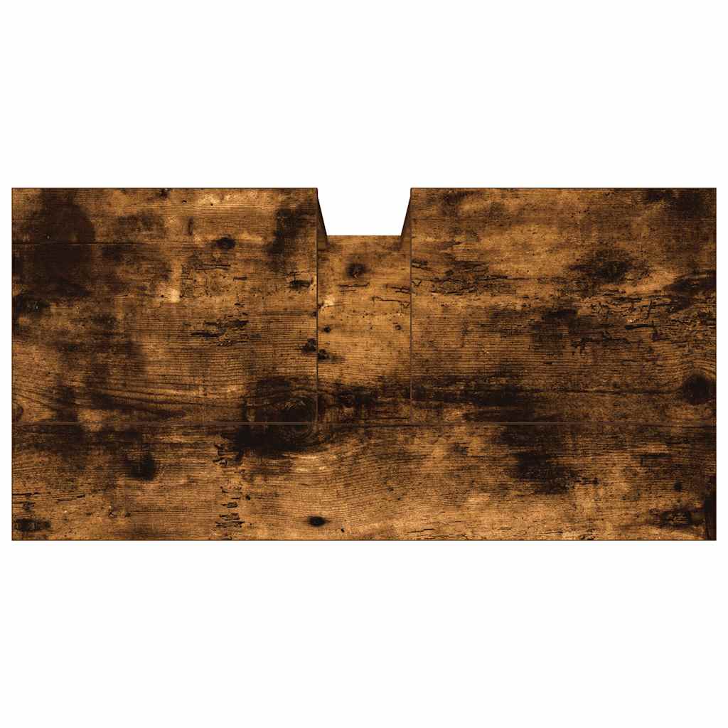 vidaXL Waschbeckenunterschrank Räuchereiche 60x30x60 cm Holzwerkstoff