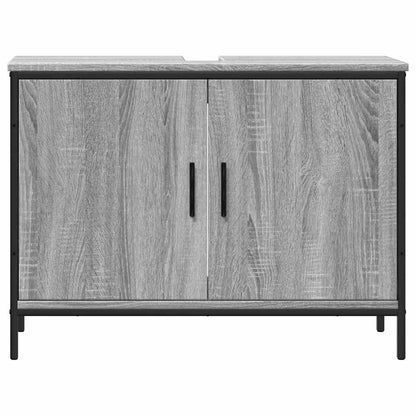 Meuble sous lavabo vidaXL gris Sonoma 80x30x60 cm en bois d'ingénierie
