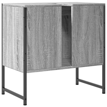 Meuble sous-vasque gris sonoma 60x33x60 cm en bois d'ingénierie vidaXL