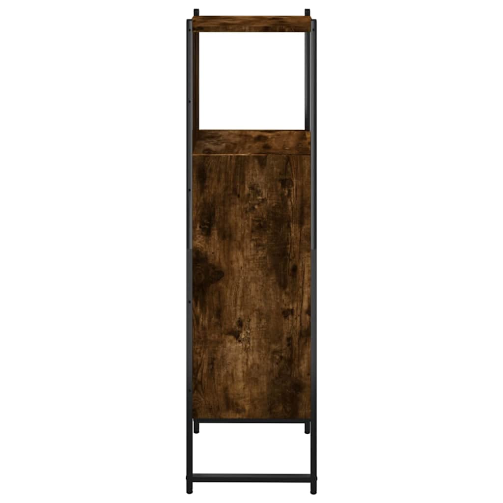 vidaXL Badschrank Räuchereiche 33x33x120,5 cm Holzwerkstoff