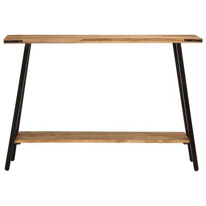 vidaXL Konsolentisch 110x30x75 cm Massivholz Mango
