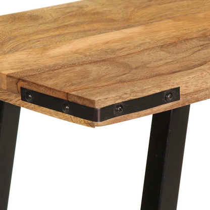 vidaXL Konsolentisch 110x30x75 cm Massivholz Mango