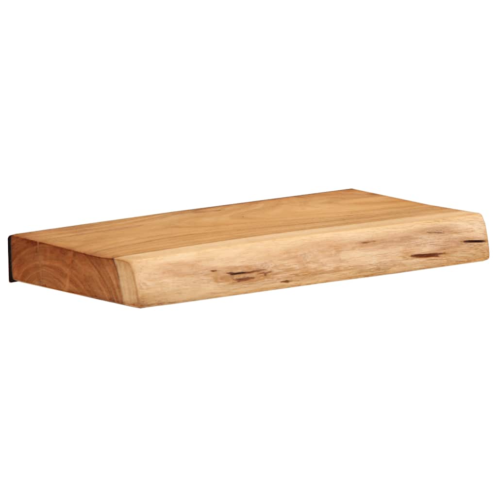 vidaXL Wandregale 2 Stk. 30x20x3,5 cm Massivholz Akazie