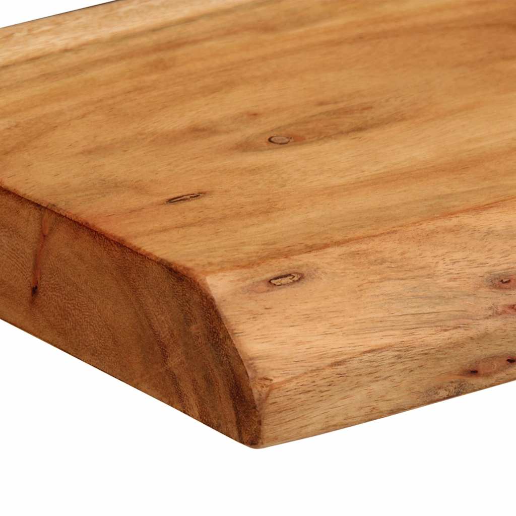 vidaXL Wandregale 2 Stk. 30x20x3,5 cm Massivholz Akazie