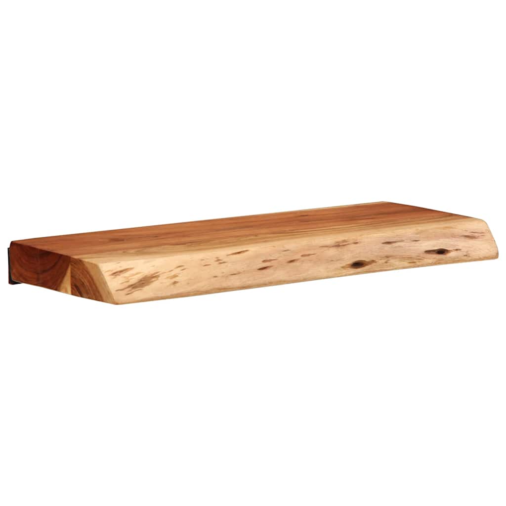 vidaXL Wandregale 2 Stk. 40x20x3,5 cm Massivholz Akazie