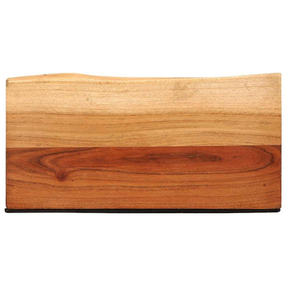 vidaXL Wandregale 2 Stk. 40x20x3,5 cm Massivholz Akazie