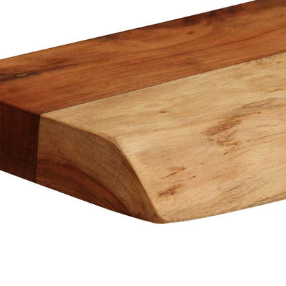 vidaXL Wandregale 2 Stk. 40x20x3,5 cm Massivholz Akazie