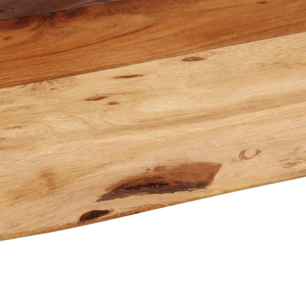 vidaXL Wandregale 2 Stk. 40x20x3,5 cm Massivholz Akazie