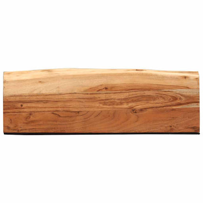 vidaXL Wandregale 2 Stk. 60x20x3,5 cm Massivholz Akazie