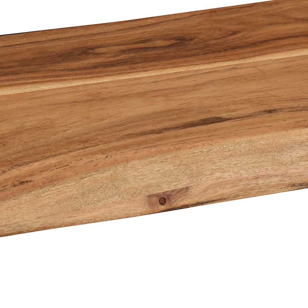 vidaXL Wandregale 2 Stk. 60x20x3,5 cm Massivholz Akazie