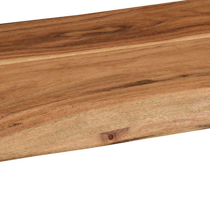 vidaXL Wandregale 2 Stk. 60x20x3,5 cm Massivholz Akazie