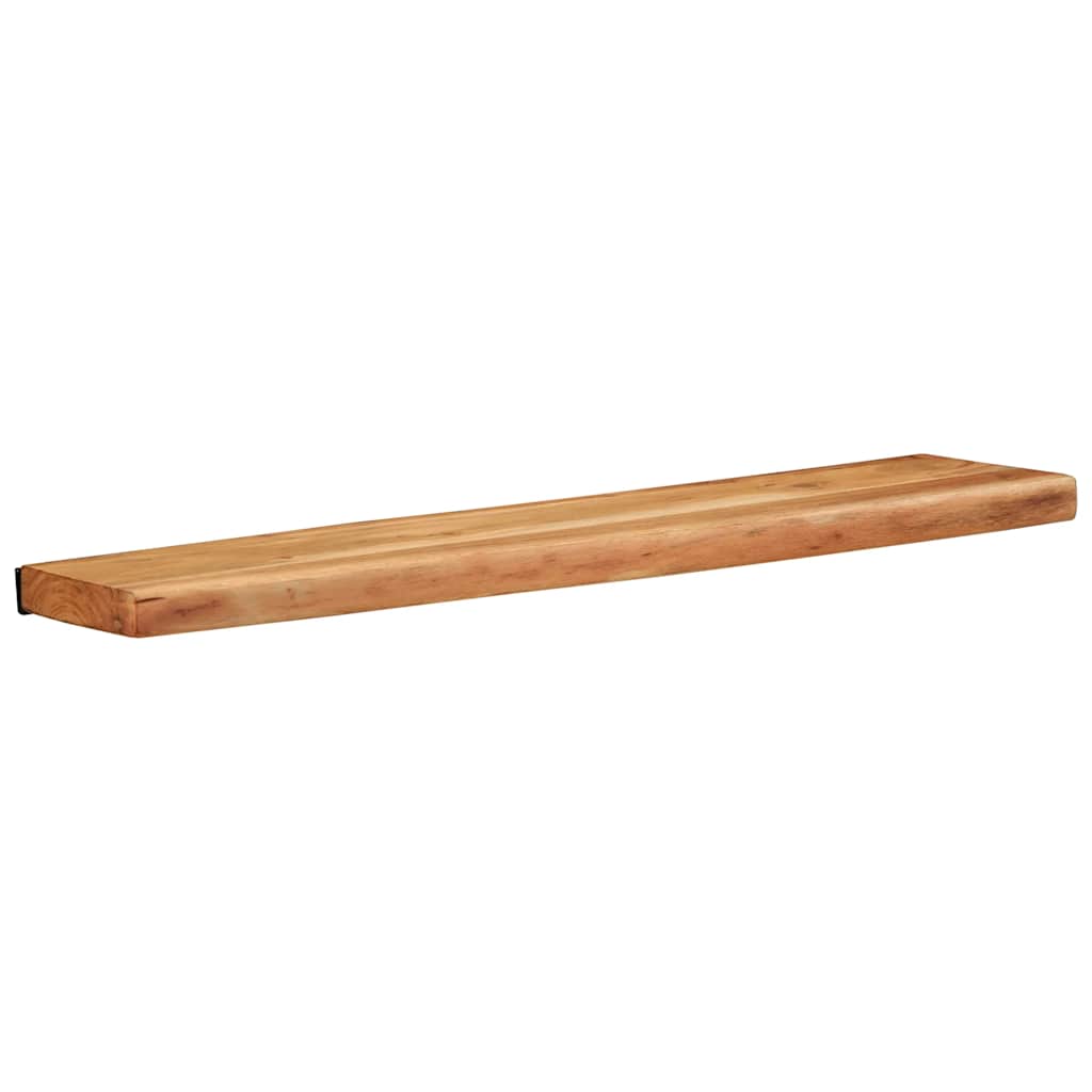 vidaXL Wandregale 2 Stk. 80x20x3,5 cm Massivholz Akazie