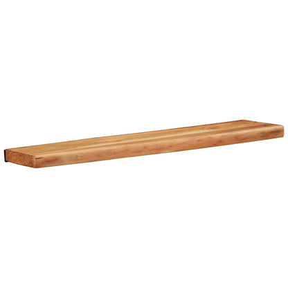 vidaXL Wandregale 2 Stk. 80x20x3,5 cm Massivholz Akazie
