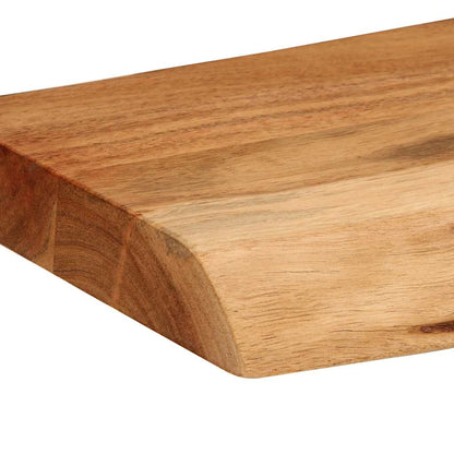 vidaXL Wandregale 2 Stk. 80x20x3,5 cm Massivholz Akazie