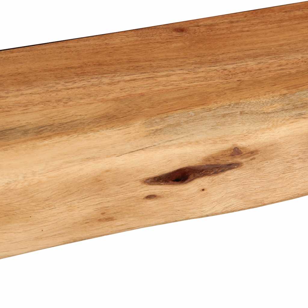 vidaXL Wandregale 2 Stk. 80x20x3,5 cm Massivholz Akazie