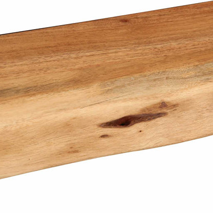 vidaXL Wandregale 2 Stk. 80x20x3,5 cm Massivholz Akazie