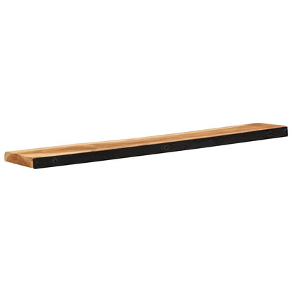 vidaXL Wandregale 2 Stk. 100x20x3,5 cm Massivholz Akazie
