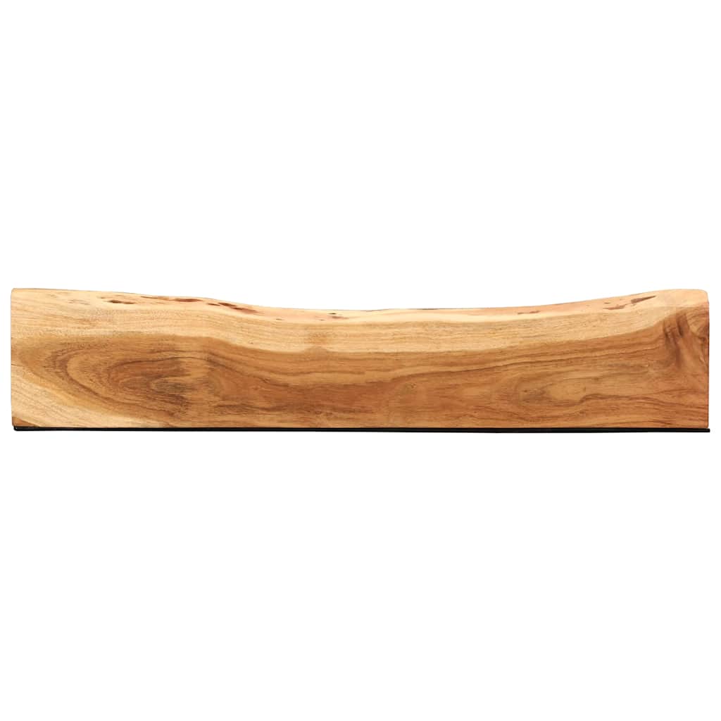 vidaXL Wandregale 2 Stk. 100x20x3,5 cm Massivholz Akazie