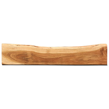 vidaXL Wandregale 2 Stk. 100x20x3,5 cm Massivholz Akazie