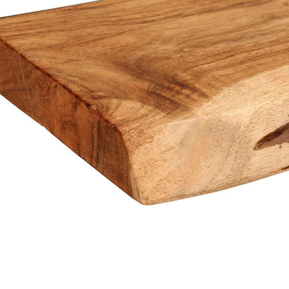 vidaXL Wandregale 2 Stk. 100x20x3,5 cm Massivholz Akazie