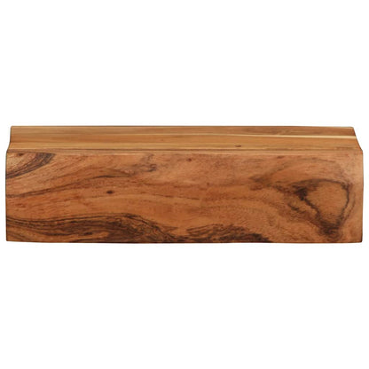 vidaXL Wandregale 2 Stk. 30x17x8 cm Massivholz Akazie