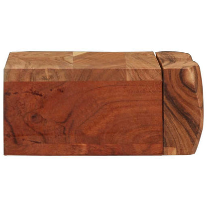 vidaXL Wandregale 2 Stk. 30x17x8 cm Massivholz Akazie