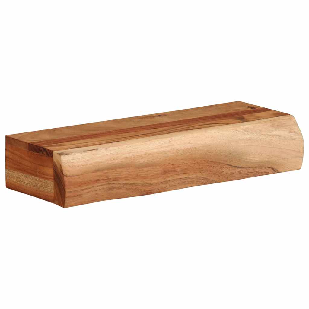 vidaXL Wandregale 2 Stk. 40x17x8 cm Massivholz Akazie