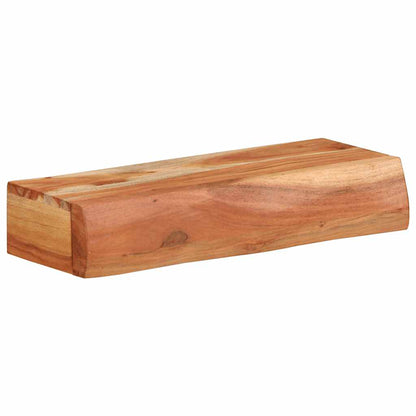 vidaXL Wandregale 2 Stk. 40x17x8 cm Massivholz Akazie