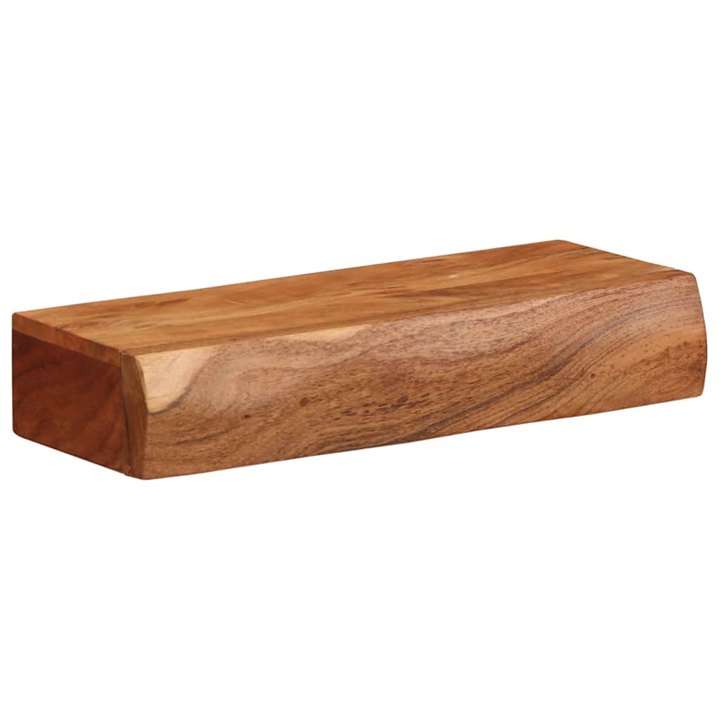 vidaXL Wandregale 2 Stk. 40x17x8 cm Massivholz Akazie