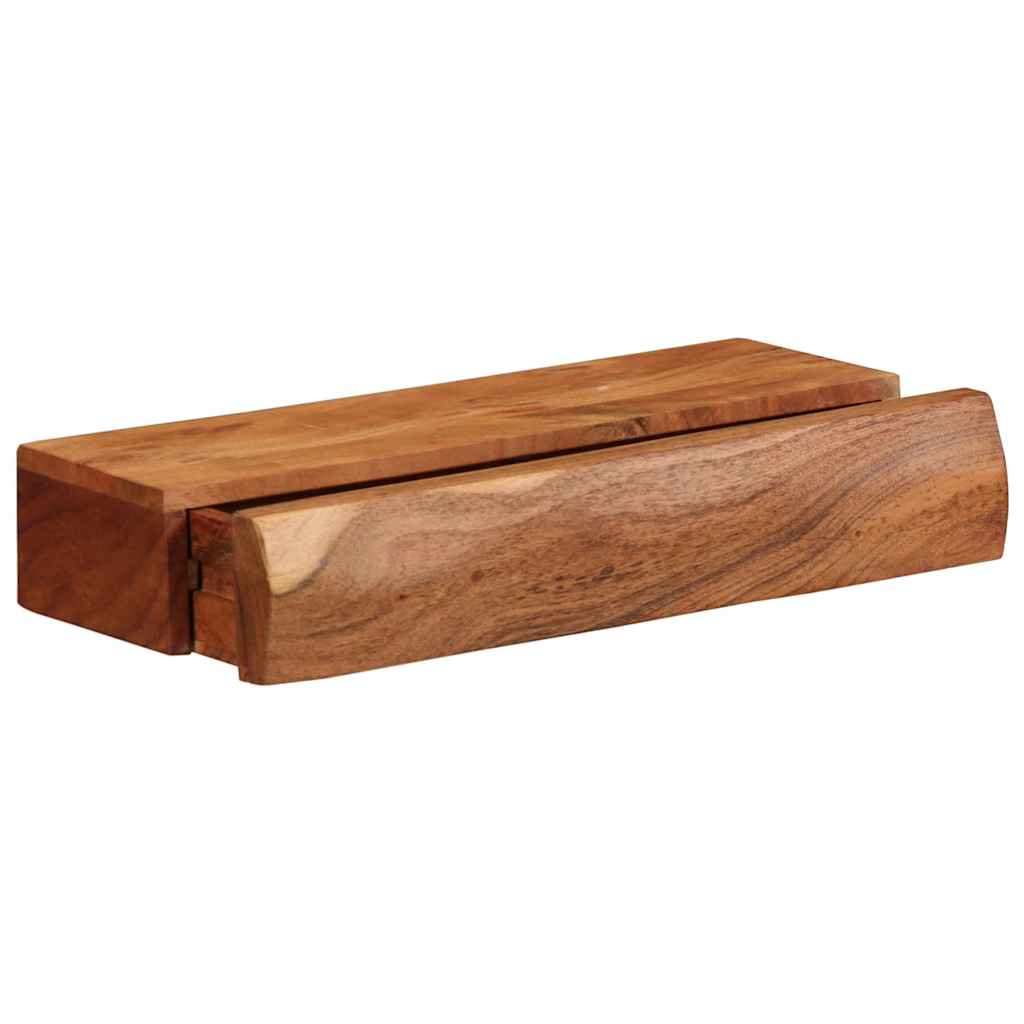 vidaXL Wandregale 2 Stk. 40x17x8 cm Massivholz Akazie