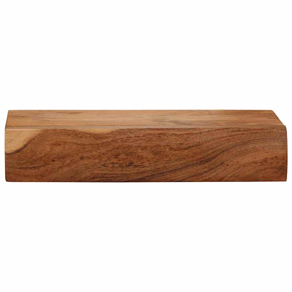 vidaXL Wandregale 2 Stk. 40x17x8 cm Massivholz Akazie
