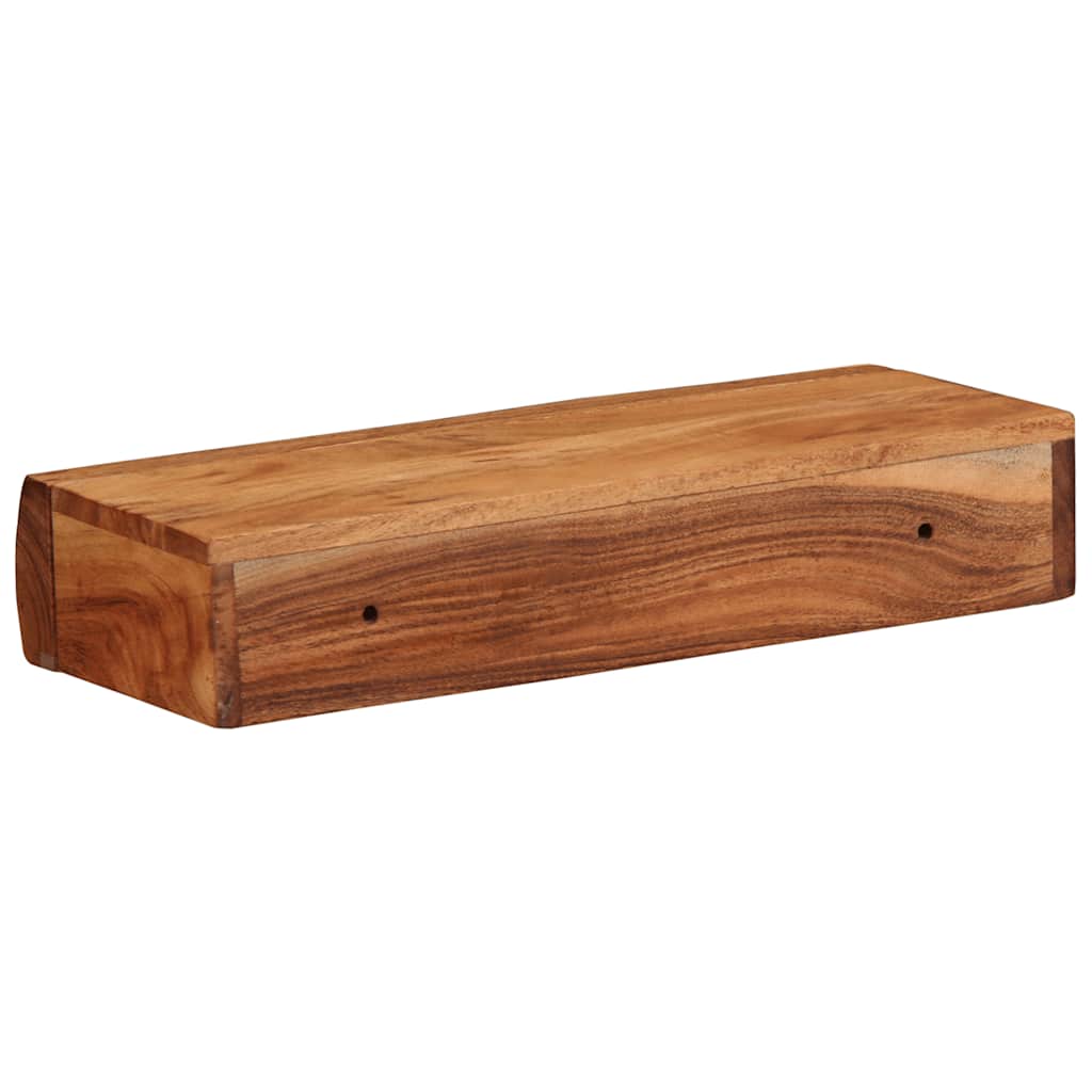 vidaXL Wandregale 2 Stk. 40x17x8 cm Massivholz Akazie